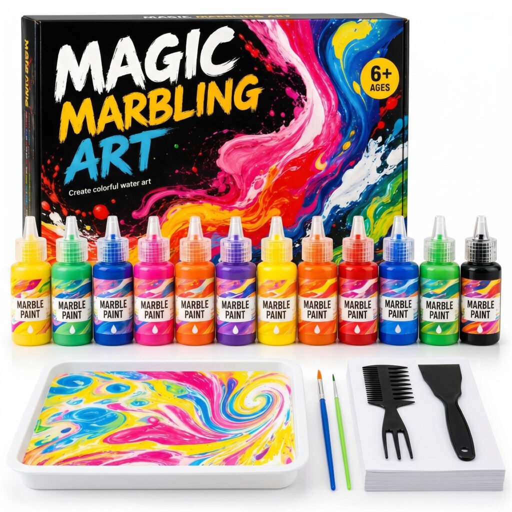 DIY Marbling Paint Art Kit - DIY Marbling Painting Kits - yanxidiy