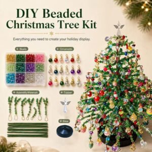 DIY Beaded Christmas Tree Kit - DIY Fuse Beads Kits - yanxidiy
