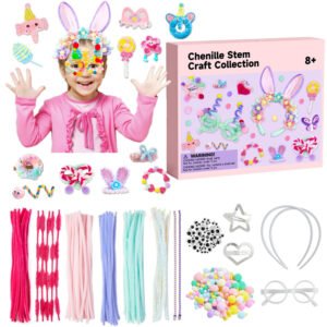 1200PCS Pipe Cleaner Pompoms DIY Craft Kits - Others - yanxidiy