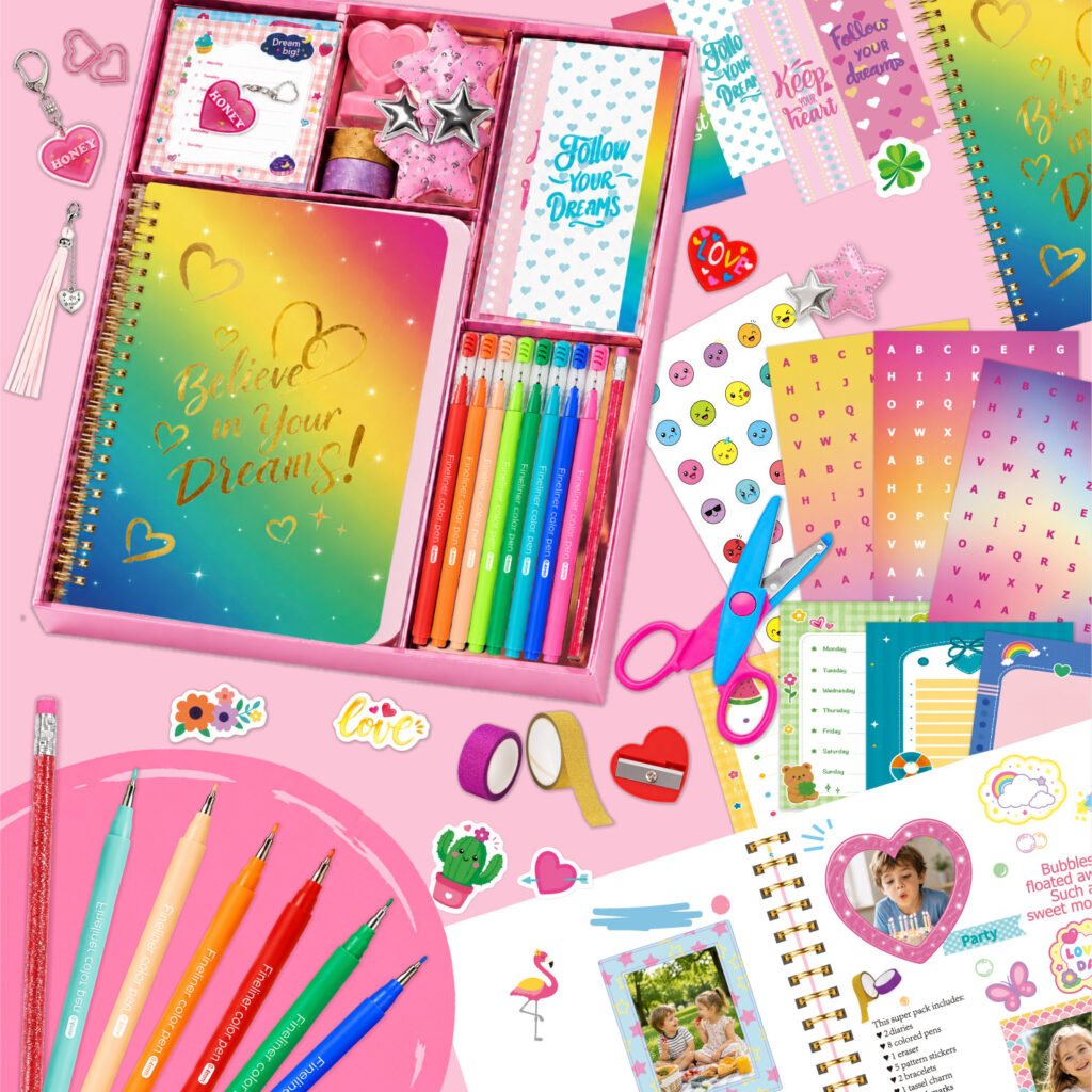 DIY Journal Kit for Girls Birthday Gift - DIY Journal Kit - yanxidiy