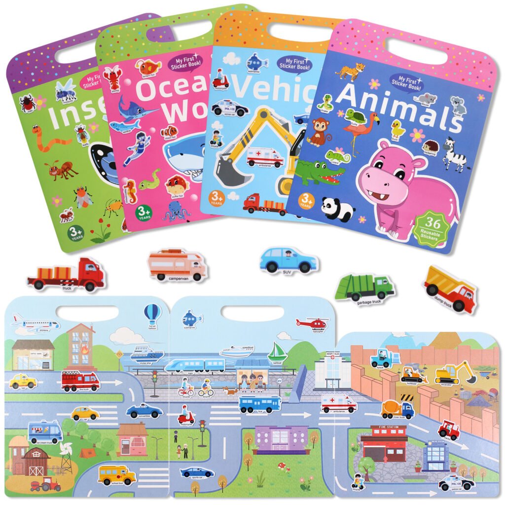 Repeatedly Pasted Children Sticker Activity Book - Sticker Activity Books - yanxidiy