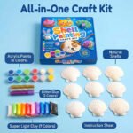 DIY Shell Painting Craft Kit - DIY Painting Kit - yanxidiy
