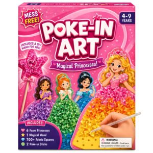 DIY Poke-in Art Kits-Princess - DIY Foam & Paper Craft Kits - yanxidiy